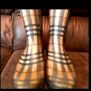 Vintage Burberry Rain Boots